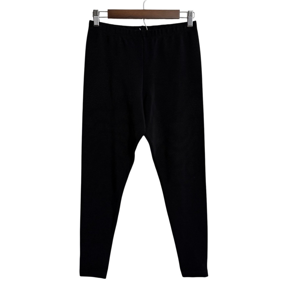 Bryn‎ Walker pull on pants women's medium black stretch ribbed skinny minimalist